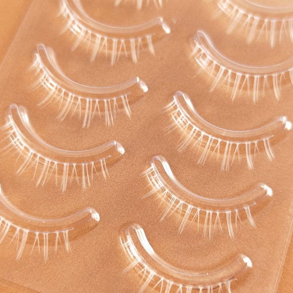 Thick White False Eyelashes Eyelashes Extension Eye Makeup Tools New White Lashes for Cosplay