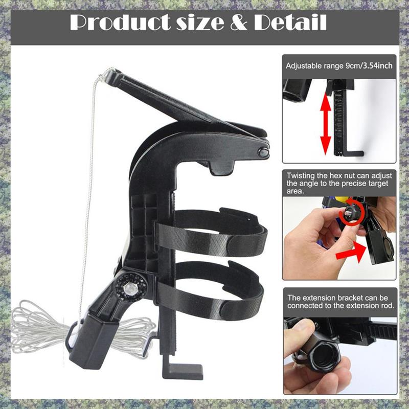 Adaptateur de manche d'extension pour pulvérisateur WON, Adaptateur de manche d'extension pour pulvérisateur, Angle réglable, Rallonge de pulvérisation, Support de réglage