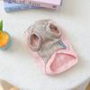 Two Legged Pet Knitted Hoodie Hollow Out Dog Pullover Fashion Dog Base Sweater  for Indoor Outdoor