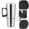 Car Heating Cup 12/24V Water Heater Kettle Electric Coffee Tea Boiling Heated Mug Water Travel Kettle For Car