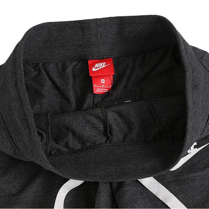 Nike Sportswear Club Solid Color Lace-Up Sports Shorts Women shorts Black 884363-032