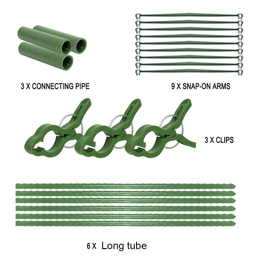 

Plant Climbing Brackets Stackable Combined Garden Stand Kits Gardening Supports зелений