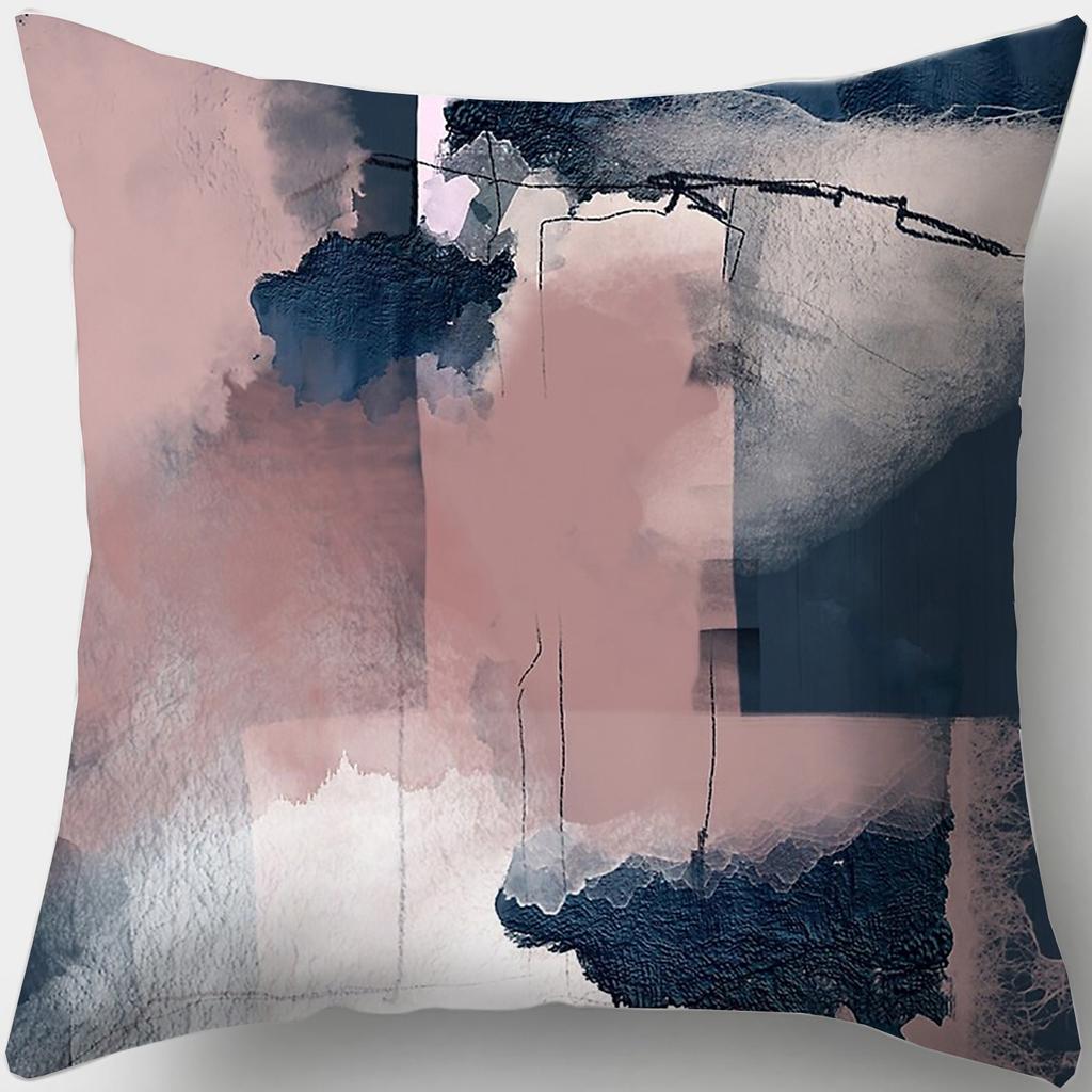 Personalized Nap Pillow, Oil Painting Style Pillow Case, Square Sofa Pillow, Bedroom Bay Window Cushion, Office