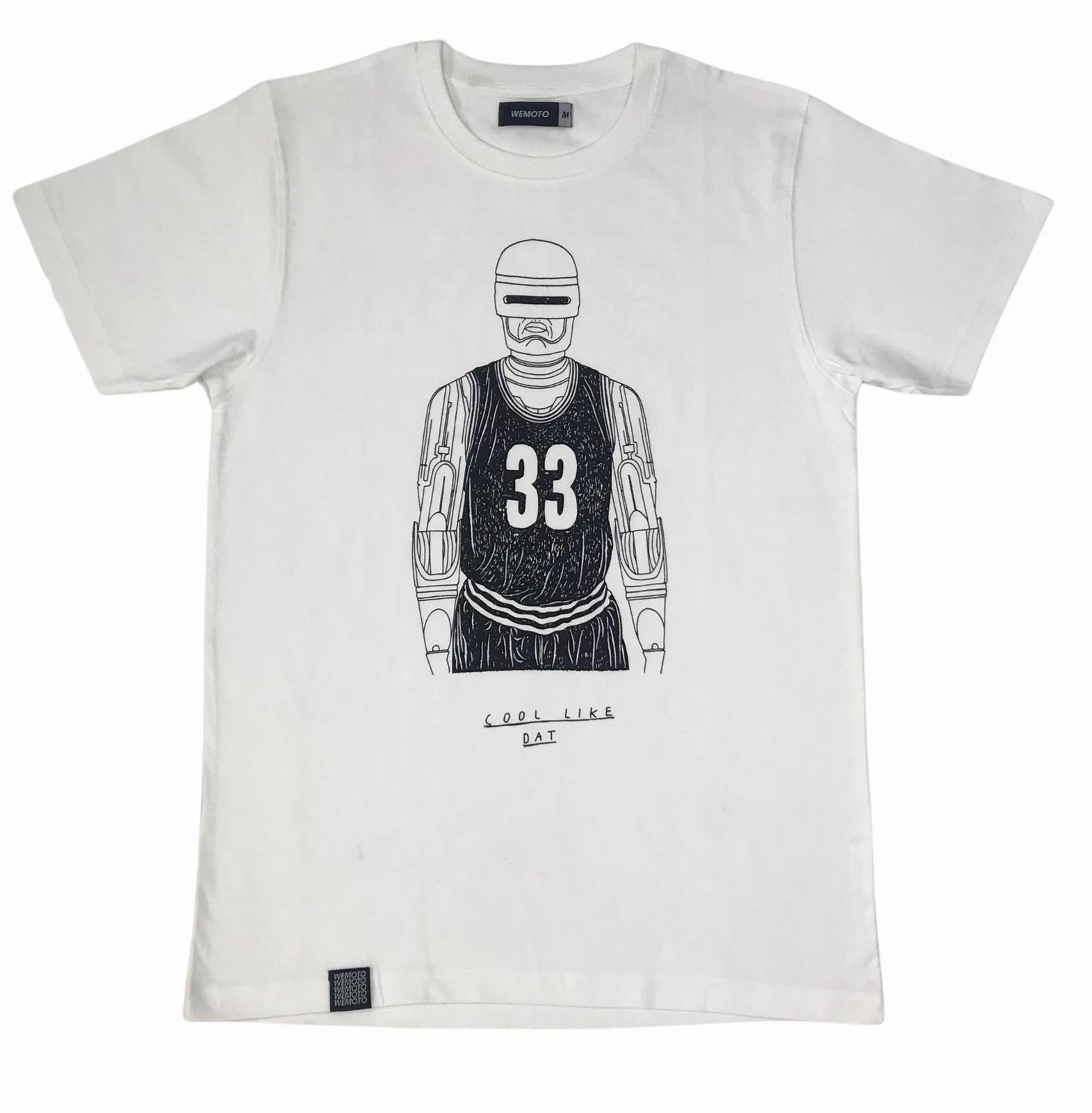 Wemoto Cool White Printed T-Shirt L