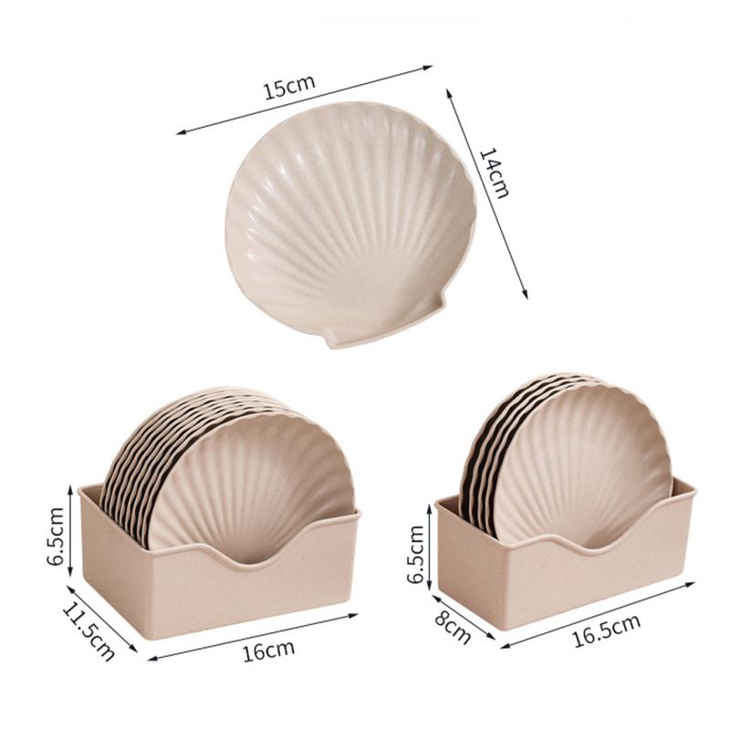 3Pcs Creative Plastic Fruit Plate, Snack Plate, Vegetable Plate, Bone Spitting Plate Snack Plate Nut Plate Dessert Plate