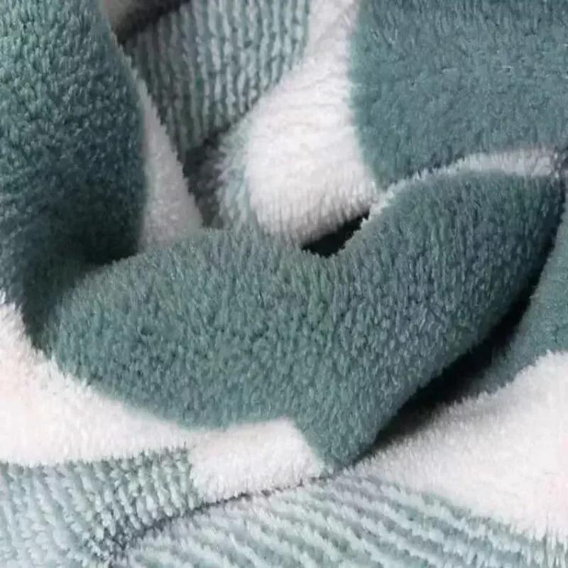 1 Set Asciugamani a Strisce Spessate Asciugamano per le Mani Morbido Asciugamano da Bagno Asciugamani ad Asciugatura Rapida Assorbenti per il Bagno Asciugamano Morbido