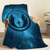 Classic Logo S-Star W-Wars Blanket Soft Throw Blanket for Home Bedroom Bed Sofa Picnic Travel Office Rest Cover Blanket Gift