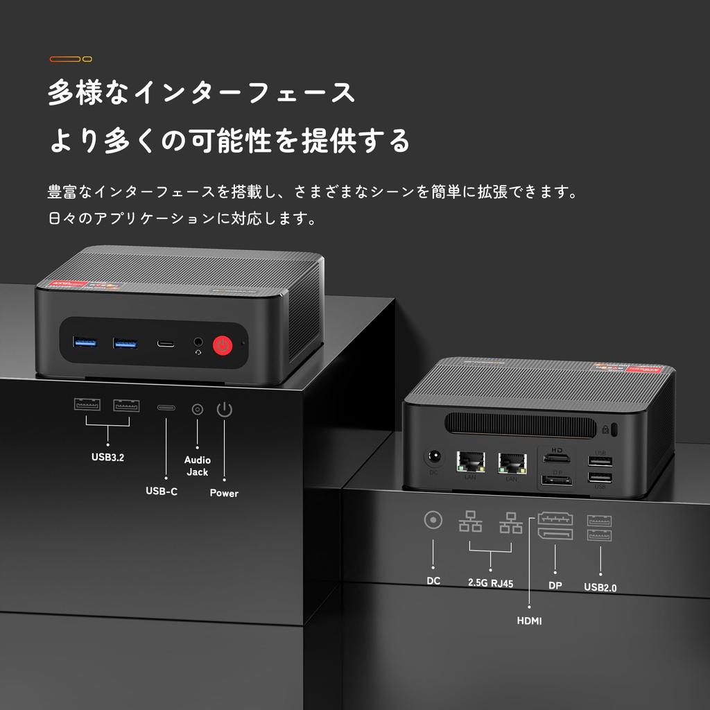 BOSGAME Mini PC AMD Ryzen 7 5825U 16 Up To Mini PC with Windows 11 16GB DDR4 512GB PCIe NVMe WiFi Dual and Display (8 Cores, Threads, 4.5GHz) Pro,