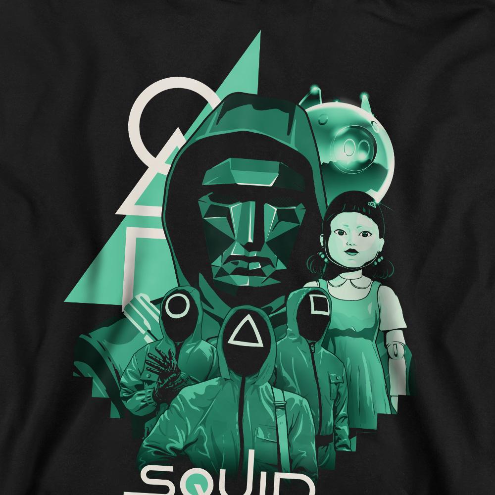 Squid Game Unisex Adult Front Man Group Shot Sweatshirt