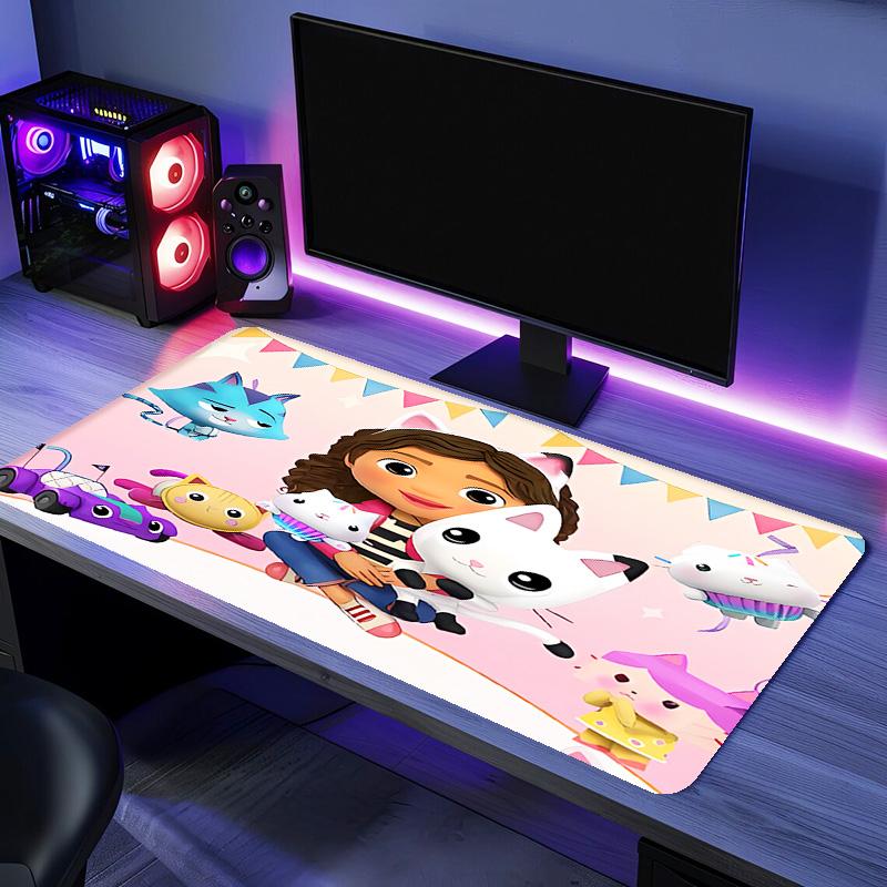 Gabby's Dollhouse2 Mouse Pad - Non-Slip Rubber Base, Smooth Surface for Work,Gaming,Office,And Home Use, Desk Mouse Pad