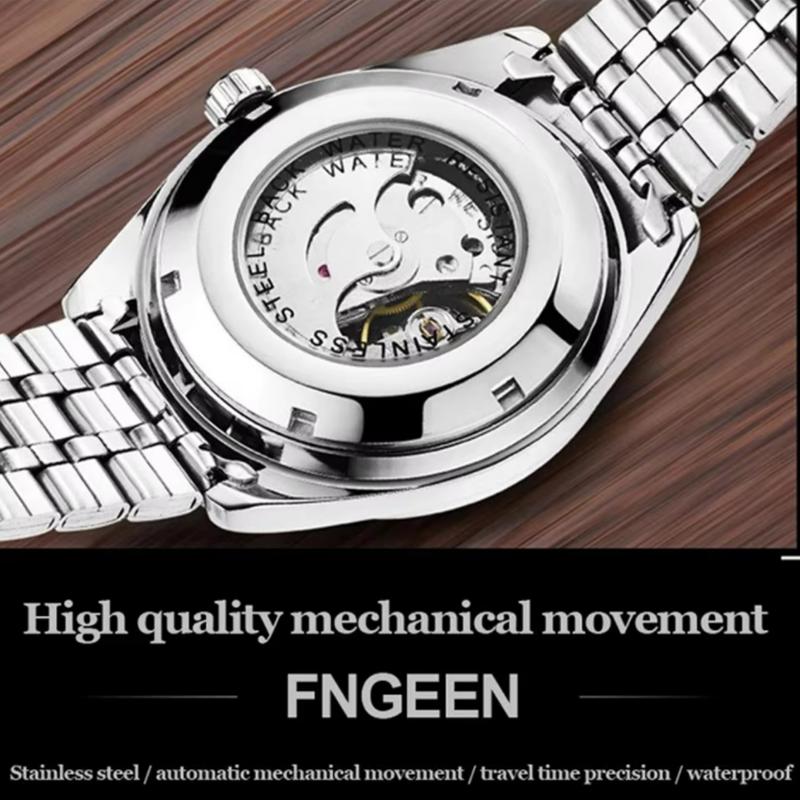 Luxusní značka Pánské hodinky Ocelový Tourbillon Skeleton Mechanické hodinky Luminiscenční Automatické Datum Diamantové náramkové hodinky