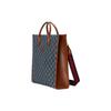 Gucci Monogram Interlocking Double G Logo Blue Denim Large Vertical Tote Bag Unisex tote bag 674155-2KQQT-8391