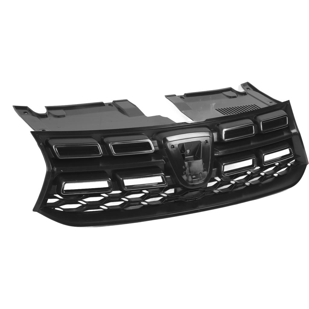 Front Bumper Grille Chrome 623108072R Replacement for Dacia Sandero Stepway MK2 Facelift 2017 To