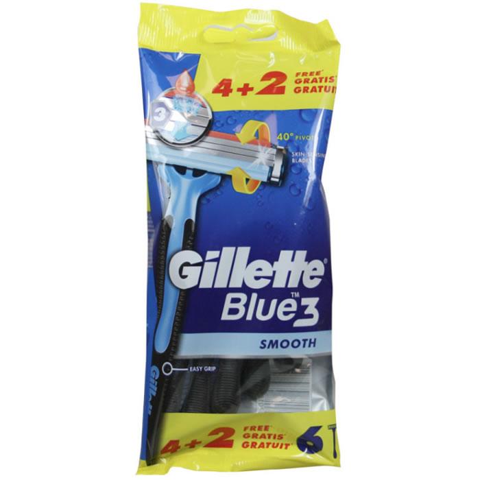 

Одноразовая бритва Gillette Blue 3, 6 шт.
