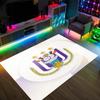 Anderlecht FC Design Crystal Velvet Carpet Cozy Non?Slip Printed Rug For Bedroom Living Room Entrance