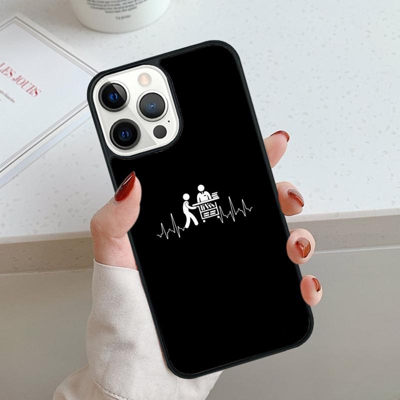 

Nurse syringe heartbeat Medicine Phone Case For iPhone 17 Air 11 12 13 14 15 16 Pro Max Cover For iPhone 17 Air Max 5 Plus iPhone 11pro max