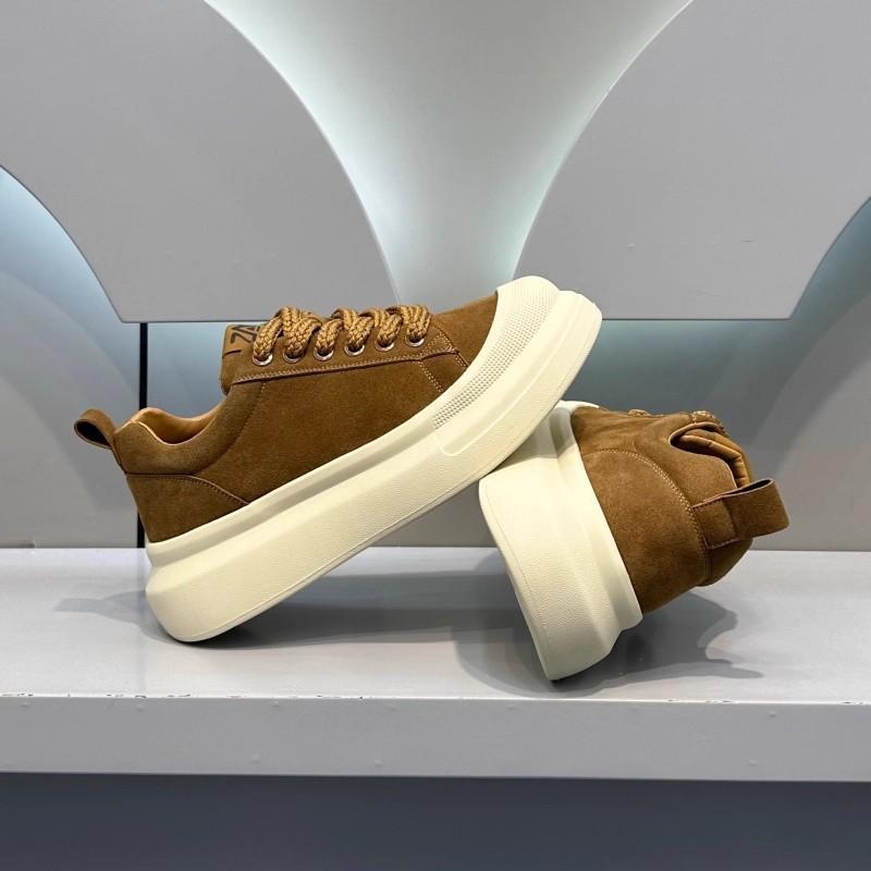 Men Retro Round Toe Platform Casual Shoes Thick Sole Walking Commuting Travel Street Everyday Footwear Daily Wear Sizes 39-44