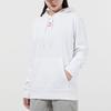 Puma Logo Print Sport Hoodie With Drawstring Women Tops White 534417-02