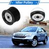 1 Pc Drive Belt Idler Pulley for Toyota Tundra 2007-2019,for Toyota Sequoia 2008-2018 Iron Black Serpentine Tensioner Pulley Idler