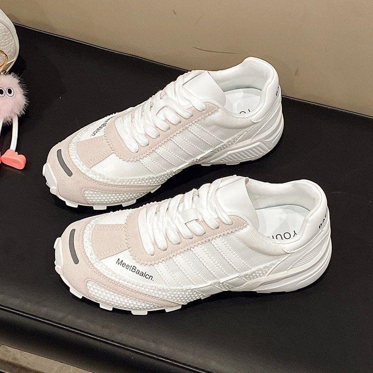 Classic German Training Shoes Women's Inner Heightening Platform Mesh Breathable Mesh Shoes 2025 Summer Leisure Sports Forrest Gump Shoes