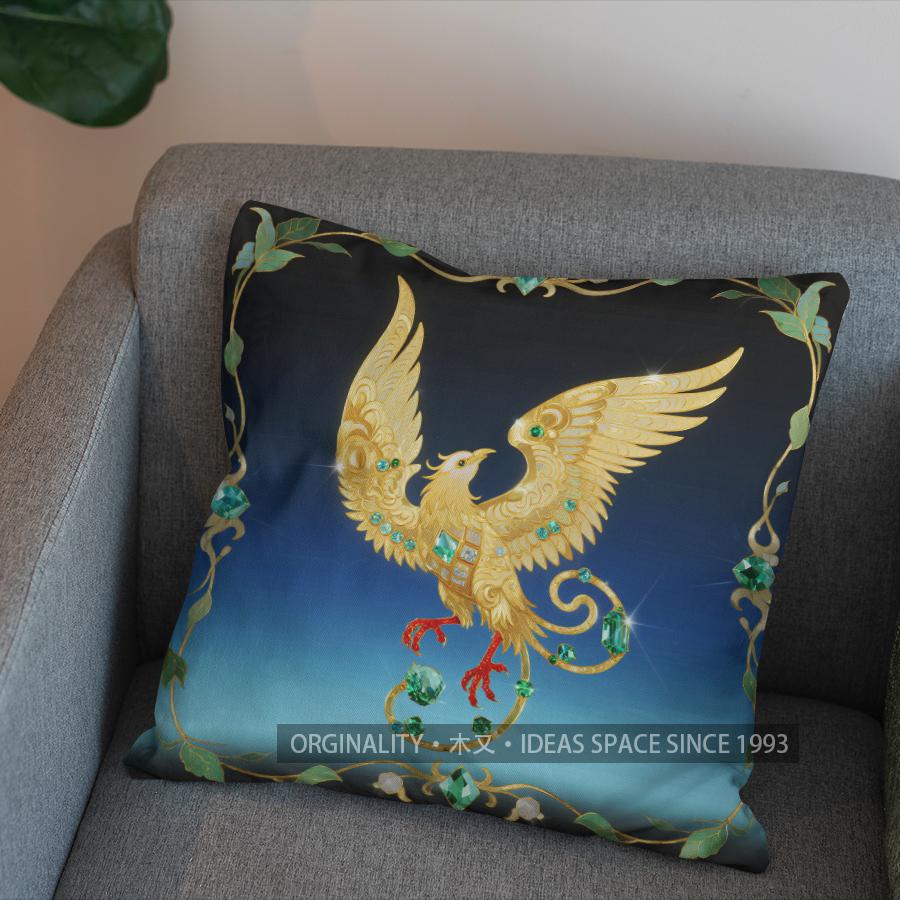 2D Hedgehogs And Stars Pattern Pillow Cover Pattern Cushion Cover Suitable For Sofa Bedroom Car Pillow Cover