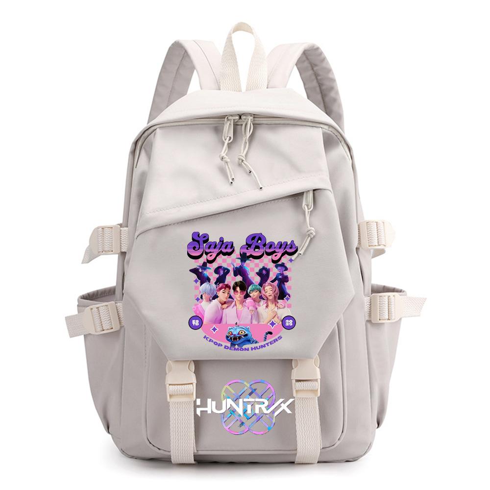 Anime Cute K-pop Demon Hunters Printed Backpack for Teenager Boy Gril Schoolbag Children Student Bookback Women Waterproof Travel Bag Kid Gift Mochila