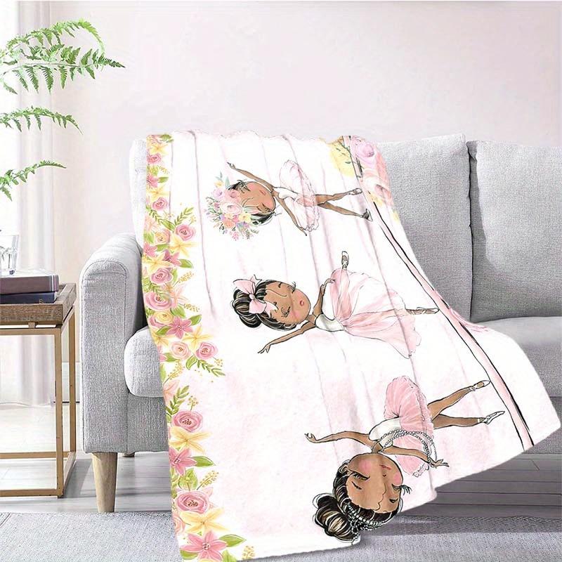 Three Girls Who Love Dancing Customize Your Name Blanket Warm Comfortable And Soft Blankets Are Suitable For Home Lunch Break Blanket Office Sofa Sofa