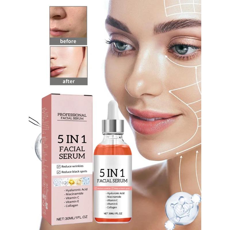 5-in -1 Facial Serum Gentle Nourishing and Replenishing Skin Care Essence