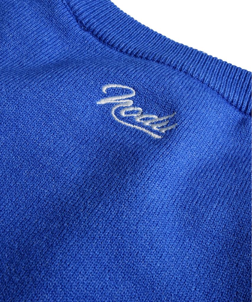 NODU Signature Flower Soft Knit [Blue]