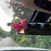 Car Hooks Cute Invisible Bow Decorations Center Console Decorations And Interior Screen Decorations