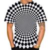 Gothic Witch Cat Men'S 3D Printed T-Shirt, Vibrant Round Neck And Short Sleeves, Summer Outing,