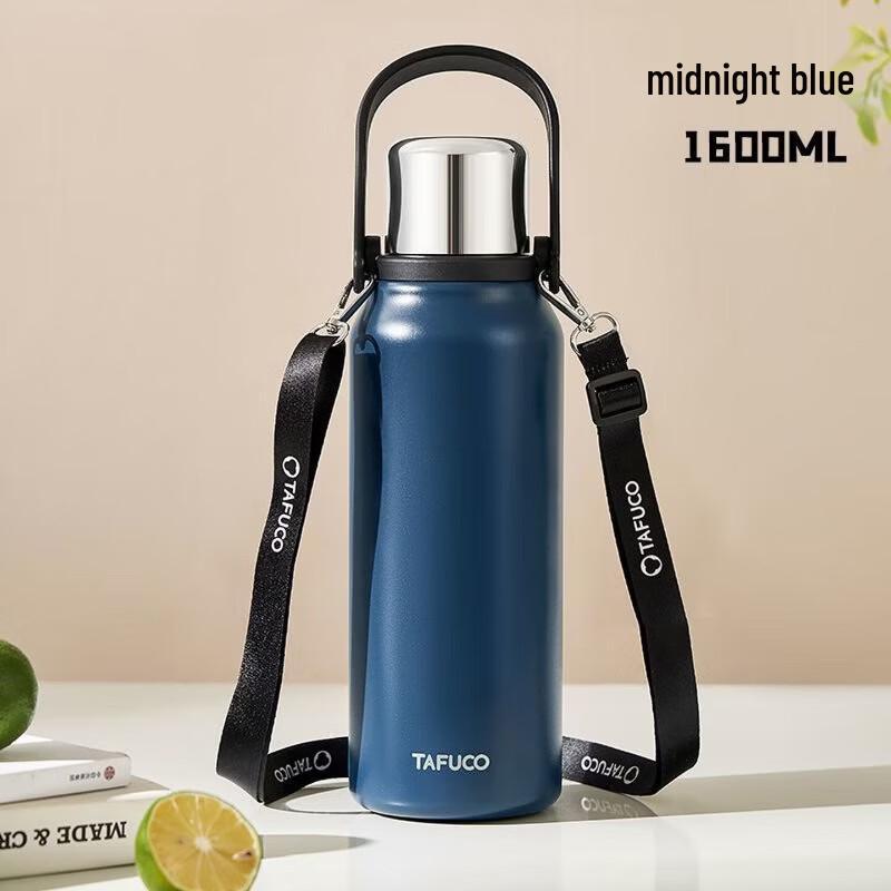 TAFUCO 316 Stainless Steel Insulated Outdoor Water Bottle with Strap