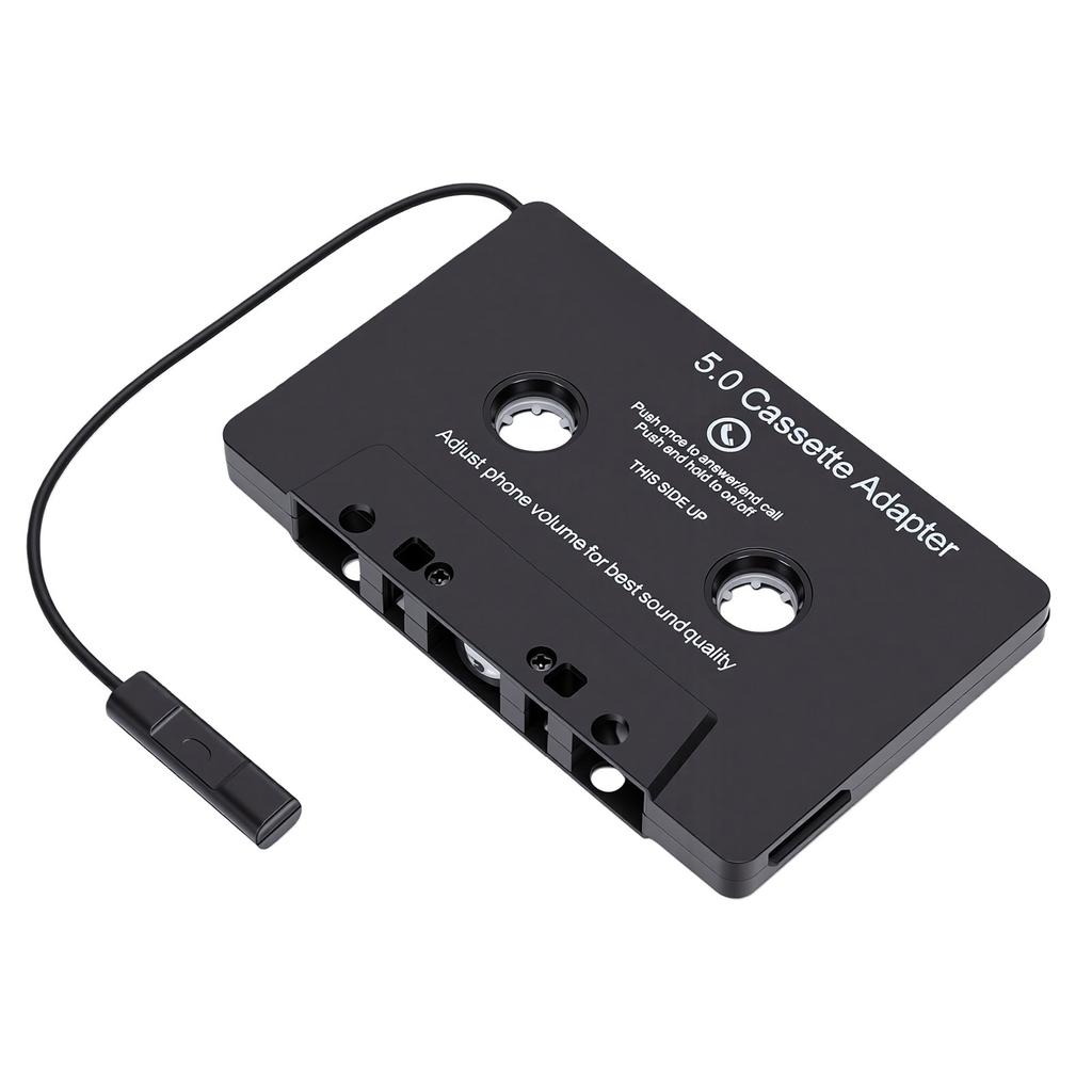 Bluetooth Cassette Receiver Stereo Dual Channel Car Bluetooth 5.0 Cassette Adapter for Phone Tablet MP3