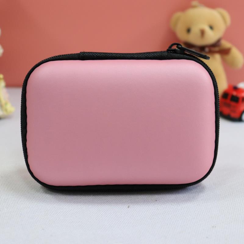 Earphone Data Storage Bag Oval Square Rectangle Cable Organizer Bags Mini Zipper Pouch Tech Gadgets Portable Charger U Disk Case