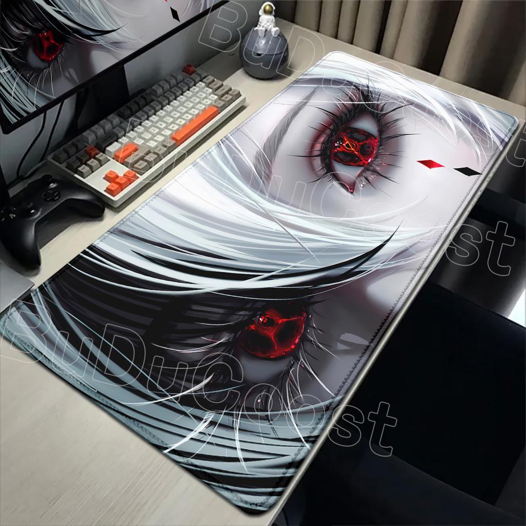New Cool Wallpaper Genshin Impact Arlecchino Mousepad PC Laptop Gaming Accessories Mousepad Desk Mat Computer Gamer Keyboard Rug