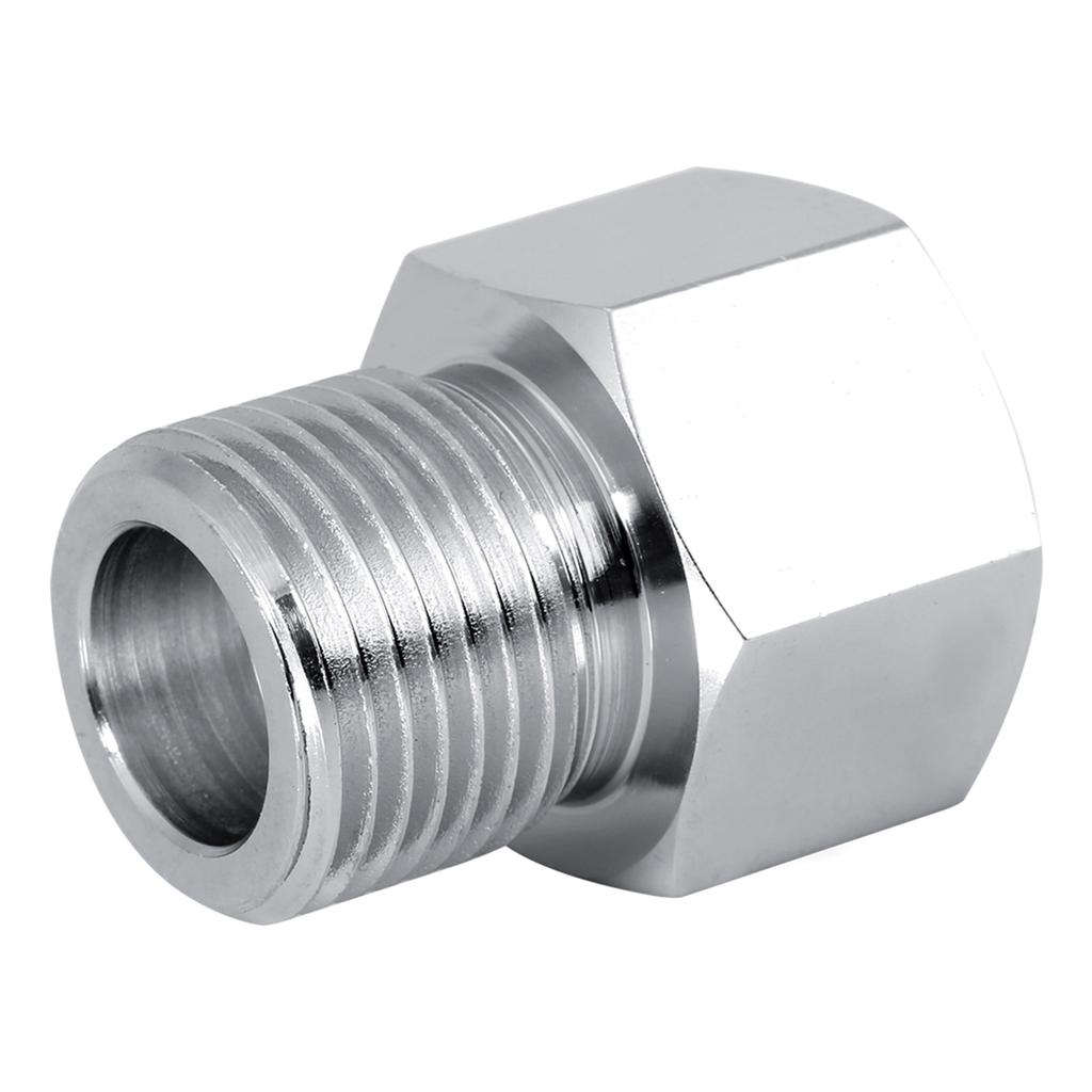 Sylinderadapter Kobling Konverter for Akvarium CO2 Regulator Hun G5/8 til Hann W21.8