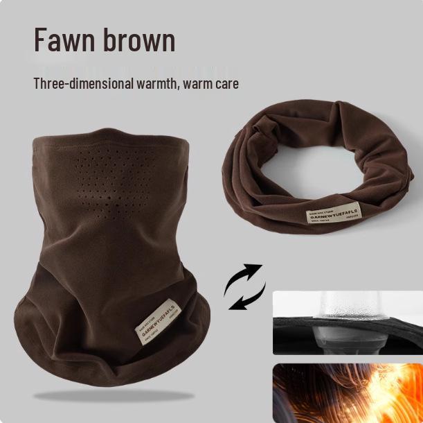 

Deerskin Ear-Hanging Face Masks and Neck Gaiters for Cycling - Windproof and Coldproof Protection for Autumn and Winter. One Size