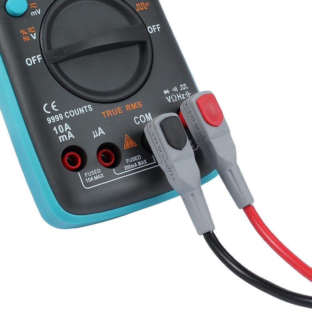 Premium Multimeter Test Leads with Clips and 2mm Probes 12 in 1 Kit