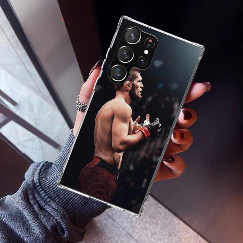 Husă de telefon Khabib Nurmagomedov Pentru Samsung Galaxy S23 S24 S25 Edge S26 Ultra S22 + S21 Plus S20 FE Carcasă Imprimare Silicon Ga