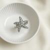 Geometric Metal Starfish Ring Korean Style Vintage Finger Buckle Geometric Open Ring  Men