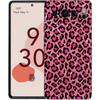 Leopard Cheetah print Phone Case For Google Pixel 8 7 6 Pro 8A 6A 7A 5G Soft Silicone Shockproof TPU Black Cover Fundas