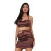 Missy Empire Womens/Ladies Satin Halter Neck Crop Top