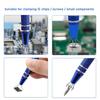 Electronic Component Grabber SMD IC Extractor Pickup BGA Chip Picker Patch IC Suction Pen Electronic Repair Tool Metal Four Claw