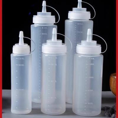 Plastic Squeeze Bottle for Vinegar, Jam, Sauce, or Oil - Versatile Kitchen Seasoning Container