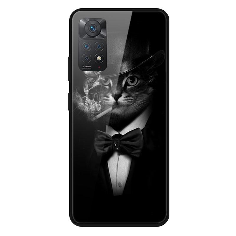 Fashion Glass Cover For Xiaomi Redmi Note 10 / Note 11 / Note 12 Case Tempered Glass Covers for Xiaomi Redmi Note 12 4G Case