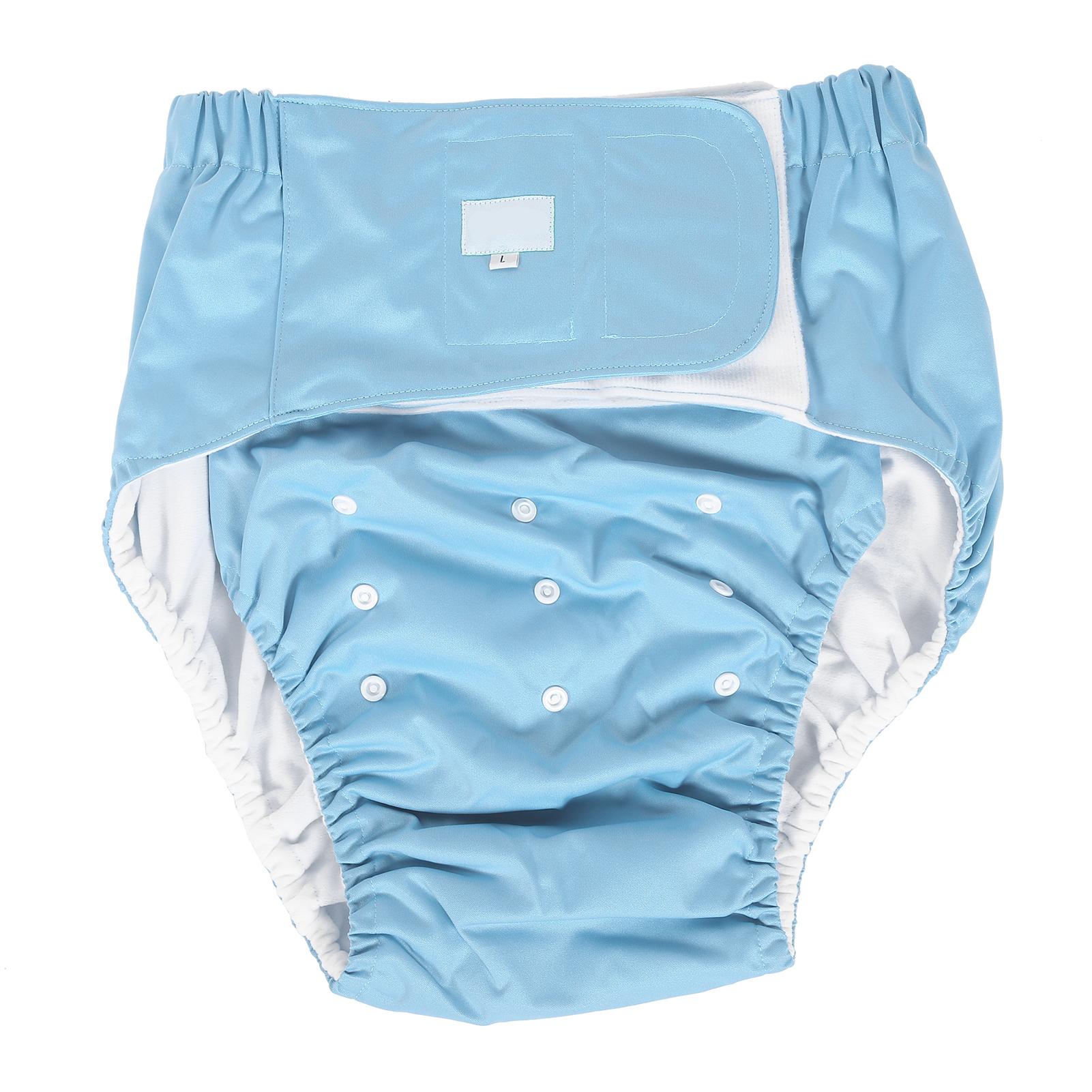 Health & Beauty Product Blue Adult Diaper Reusable Elderly Incontinence Nappy Washable Adjustable Diaper Pants305