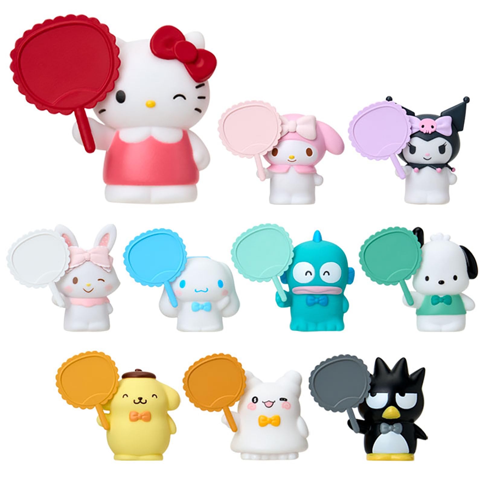 Sanrio Тайный зажим-талисман Персонажи Sanrio ПВХ 613185 (САНРИО) (Наслаждайтесь идолом) розовый
