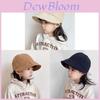 Large Brim Baby Sun Hat With Drawstring For Kids Summer Sun Protection