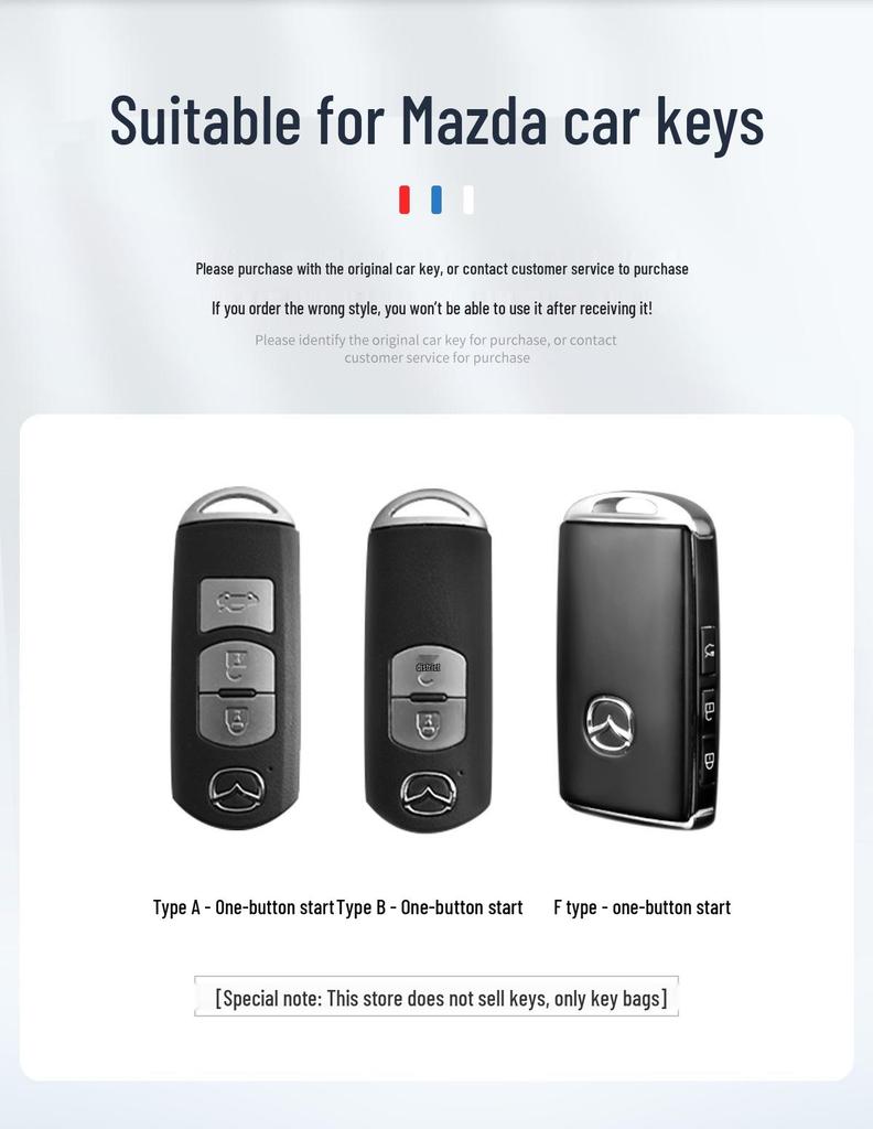 Key Cover for Mazda 3, CX-4, CX-5, Atenza, CX-30, CX-8 (Next Gen)