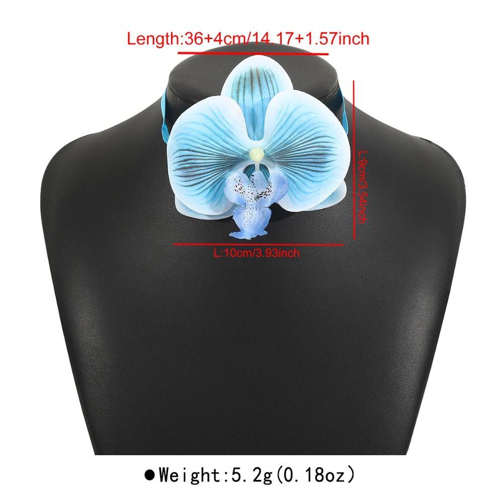Jewelry Accessories Flower Choker Minority Design Ribbon Necklace  Wedding